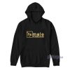 Female The Original Iron Man Gold Hoodie