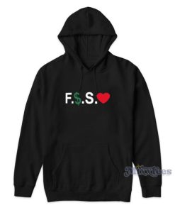 Fuck Money Spread Love Hoodie for Unisex