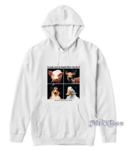 It Looks Just As Stupid When You Do It Funny Animals Smoking Hoodie