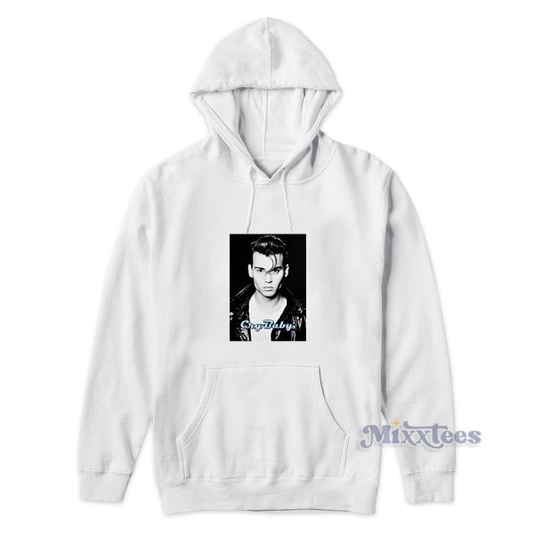 Johnny Depp Cry Baby Hoodie for Unisex Johnny Depp Cry Baby Hoodie for Unisex