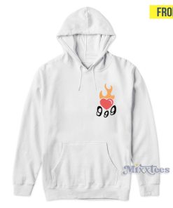 Juice Wrld 999 Burning Heart Hoodie