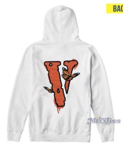 Juice Wrld x Vlone Butterfly Hoodie for Unisex Juice Wrld x Vlone Butterfly Hoodie for Unisex