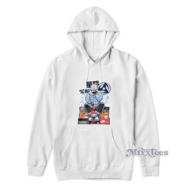 Kakashi Match Jordan Sneakers Hoodie Kakashi Match Jordan Sneakers Hoodie