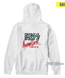 Kiss Animalize Tour 84 85 Hoodie 3