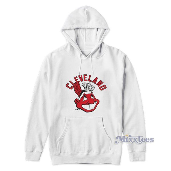 MLB Coop Script Cleveland Indians Hoodie MLB Coop Script Cleveland Indians Hoodie