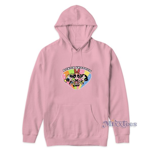 Mega Yacht Powerpuff Girls Pink Hoodie for Unisex Mega Yacht Powerpuff Girls Pink Hoodie for Unisex