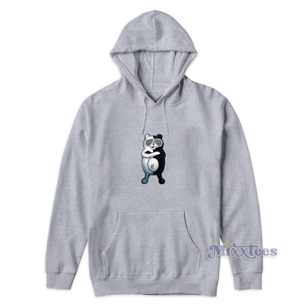 Monokuma Wear Glasses Danganronpa Hoodie Monokuma Wear Glasses Danganronpa Hoodie