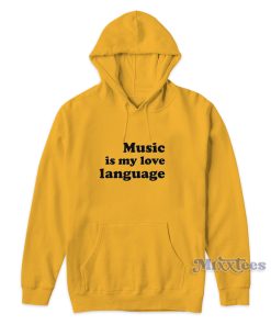 Music Is My Love Language Hoodie for Unisex Music Is My Love Language Hoodie for Unisex