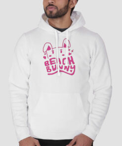 Beach Bunny Merch Pink Hoodie Cheap