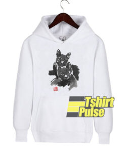 Black Brothers Cats hooded sweatshirt clothing unisex hoodie