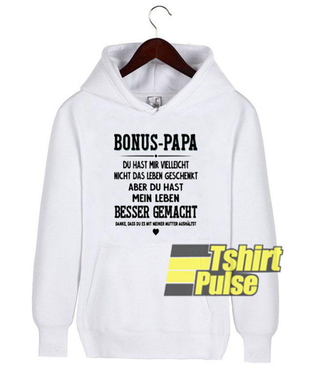 Bonus Papa hooded sweatshirt clothing unisex hoodie Bonus Papa hooded sweatshirt clothing unisex hoodie