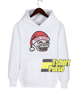 Born Merry Skull Christmas hooded sweatshirt clothing unisex hoodie