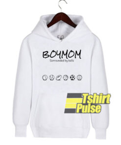 Boy Mom Surrounded By Balls hooded sweatshirt clothing unisex hoodie