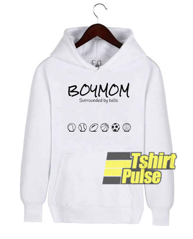 Boy Mom Surrounded By Balls hooded sweatshirt clothing unisex hoodie Boy Mom Surrounded By Balls hooded sweatshirt clothing unisex hoodie