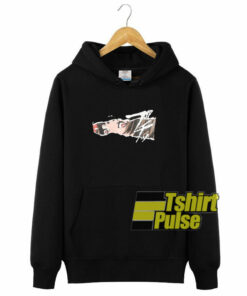 Dark Girl Eyes Printed hoodie