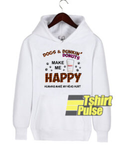 Dogs and Dunkin’ Donuts hooded sweatshirt clothing unisex hoodie