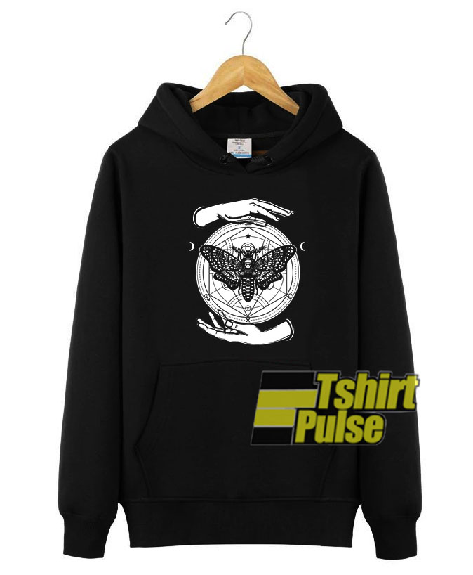 Hawk Moth Gothic hooded sweatshirt clothing unisex hoodie Hawk Moth Gothic hooded sweatshirt clothing unisex hoodie