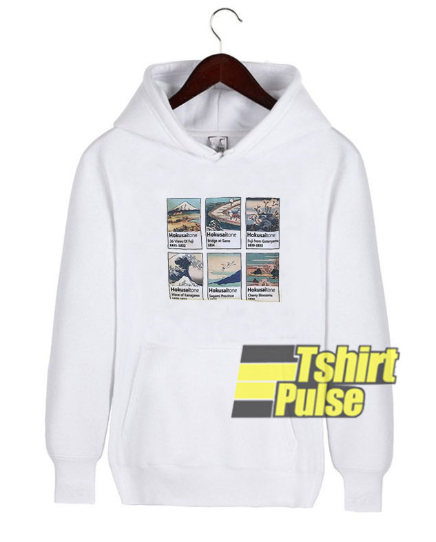 Hokusaitone hooded sweatshirt clothing unisex hoodie Hokusaitone hooded sweatshirt clothing unisex hoodie