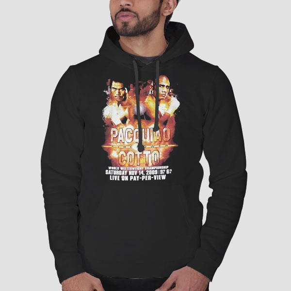 Manny Pacquiao vs Miguel Cotto Hoodie Cheap Manny Pacquiao vs Miguel Cotto Hoodie Cheap