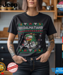101 Dalmatians Watching TV Ugly Christmas Shirt