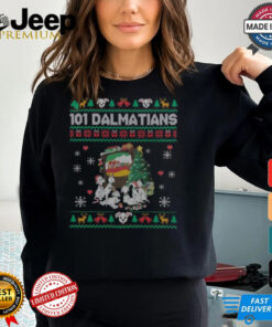 101 Dalmatians Watching TV Ugly Christmas Shirt 2 101 Dalmatians Watching TV Ugly Christmas Shirt 3