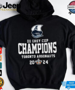 111th Grey Cup Champions Toronto Argonauts Football Club 2024 Logo Shirt