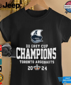 111th Grey Cup Champions Toronto Argonauts Football Club 2024 Logo Shirt 4