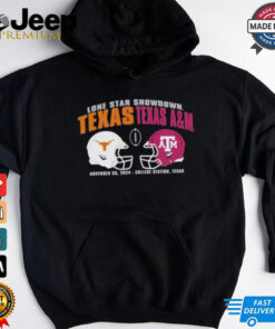 2024 Head to Head Football Texas AampM Aggies Vs Texas Longhorns Shirt 1
