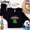 Alabama Crimson Tide Bama Christmas tree snow shirt