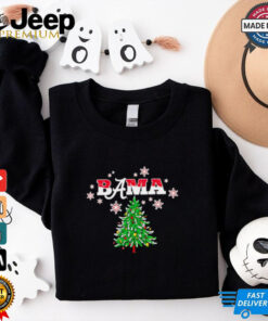 Alabama Crimson Tide Bama Christmas tree snow shirt Alabama Crimson Tide Bama Christmas tree snow shirt