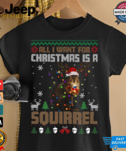 All i want for christmas is a souirrel christmas shirt 2 All i want for christmas is a souirrel christmas shirt 3