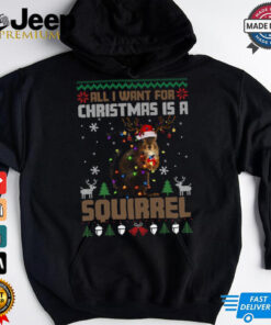 All i want for christmas is a souirrel christmas shirt 3 All i want for christmas is a souirrel christmas shirt 4