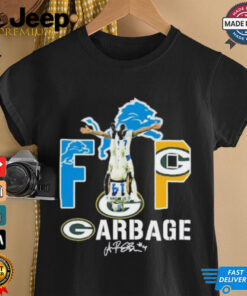 Amon Ra St. Brown FTP Garbage Green Bay Packers Shirt Amon Ra St. Brown FTP Garbage Green Bay Packers Shirt