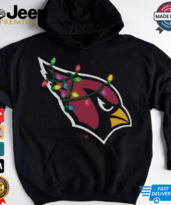 Arizona Cardinals Primary Logo Holiday Lights T Shirt Arizona Cardinals Primary Logo Holiday Lights T Shirt