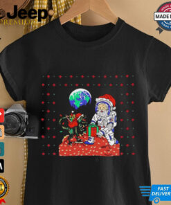 Astronaut Santa Claus Christmas shirt 4
