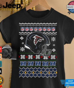 Atlanta Falcons NFL football Christmas helmet shirt