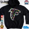 Atlanta Falcons Primary Logo Holiday Lights T Shirt