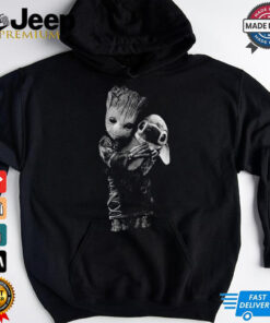 Baby Groot Loves Hugs Stitch T Shirt