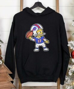 Bart Simpson Josh Allen Buffalo Bills player helmet t shirt 2 Bart Simpson Josh Allen Buffalo Bills player helmet t shirt 3
