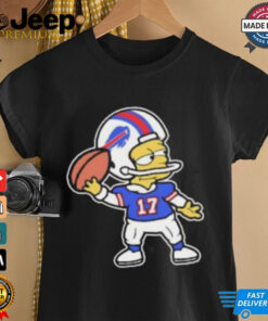 Bart Simpson Josh Allen Buffalo Bills player helmet t shirt 3 Bart Simpson Josh Allen Buffalo Bills player helmet t shirt 4