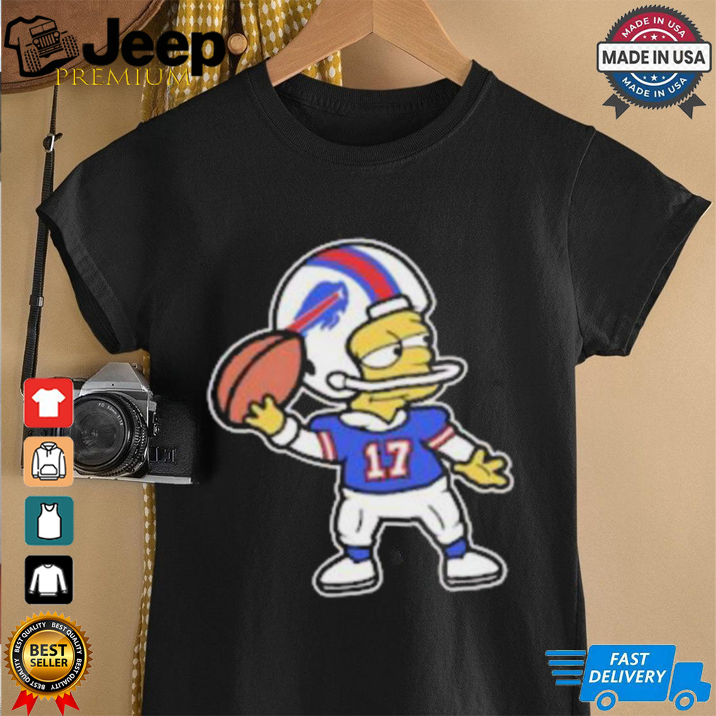 Bart Simpson Josh Allen Buffalo Bills player helmet t shirt Bart Simpson Josh Allen Buffalo Bills player helmet t shirt