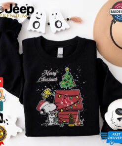Boston Red Sox Merry Christmas With Snoopy Baby T Shirt