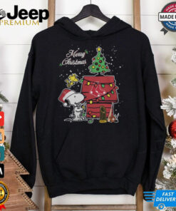 Boston Red Sox Merry Christmas With Snoopy Baby T Shirt 4