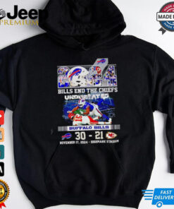 Buffalo Bills End The Chiefs 31 21 Score 2024 shirt