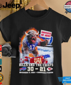 Buffalo Bills End The Chiefs Undefeated No More 30 21 Final Score Shirt