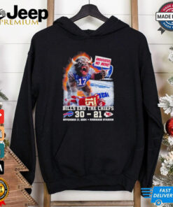 Buffalo Bills End The Chiefs Undefeated No More 30 21 Final Score Shirt 3