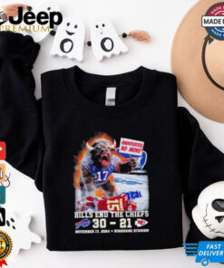 Buffalo Bills End The Chiefs Undefeated No More 30 21 Final Score Shirt 4
