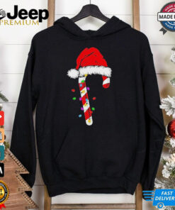 Candy Cane Santa Christmas Shirt