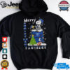 Georgia State Panthers Snoopy And Woodstock Merry Christmas Shirt