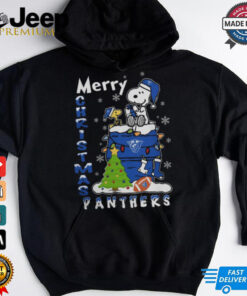 Georgia State Panthers Snoopy And Woodstock Merry Christmas Shirt Georgia State Panthers Snoopy And Woodstock Merry Christmas Shirt